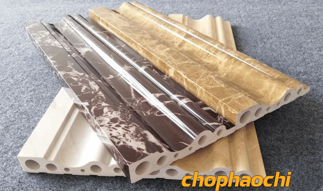 Phào chỉ PVC vân đá